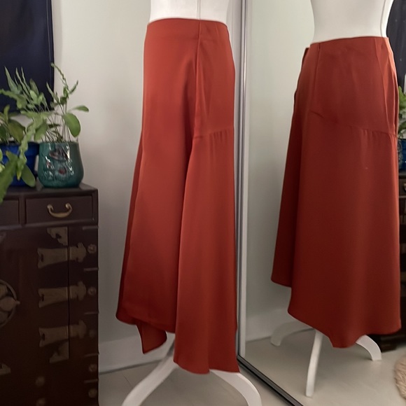 Target Who What Wear Orange Slip Skirt, Size 14 - Picture 4 of 8